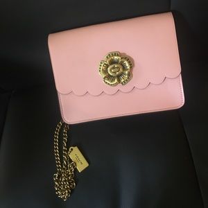 Coach Parker 18 pink with tea rose
